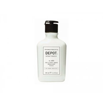 Жидкость смягчающая до и после бритья 100 мл DEPOT 402 Pre & Post Shave Emollient Fluid  8032274060949 фото