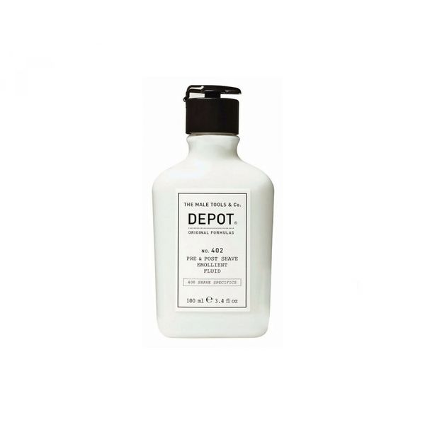 Рідина пом'якшуюча до та після гоління 100 мл DEPOT 402 Pre & Post Shave Emollient Fluid  8032274060949 фото