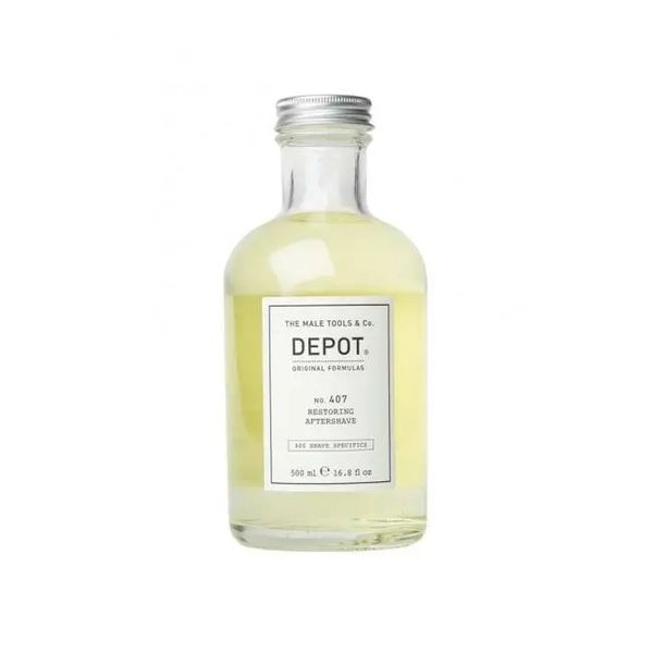 Лосьон восстанавливающий после бритья 500 мл DEPOT 407 Restoring Aftershave  8032274061793 фото