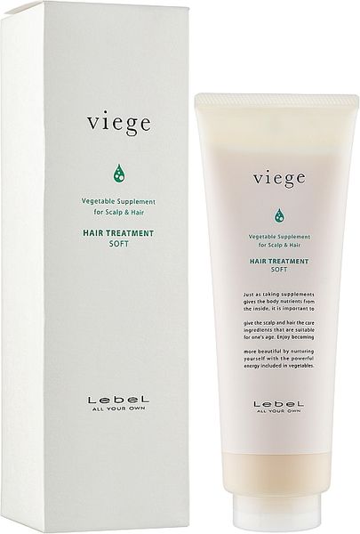 Маска для глубокого увлажнения волос LEBEL Viege Hair Treatment Soft 5659 фото