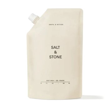 Антиоксидантный гель для душа с ароматом сандалового дерева и тивера SALT & STONE Body Wash Refill Santal & Vetiver 3712 фото