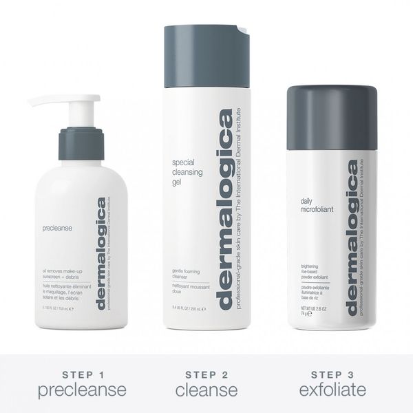 Набір Щоденний догляд Очищення та Сяяння шкіри Dermalogica Best Cleanse + Glow  301093 фото