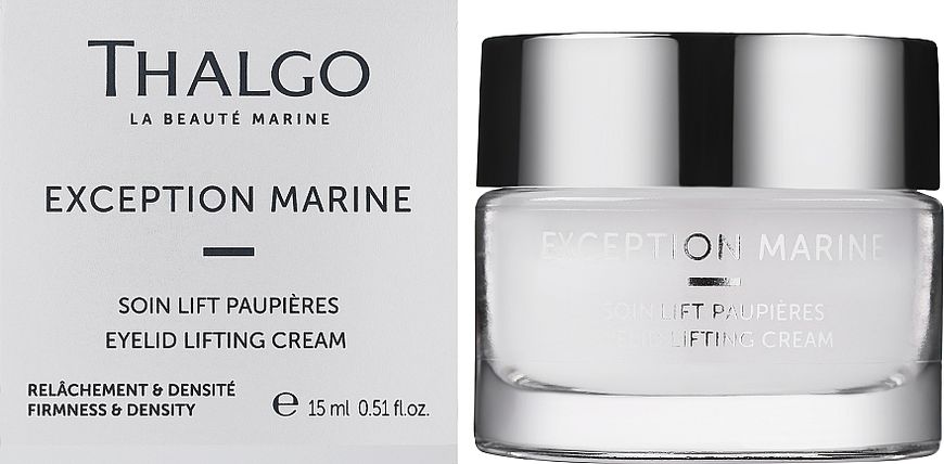 Інтенсивний антивіковий крем-ліфтинг для шкіри навколо очей Thalgo Exception Marine Eyelid Lifting Cream VT18004 фото