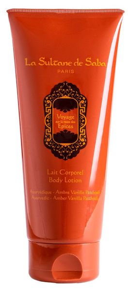 Молочко для тіла Аюрведа з амброю та пачулі La Sultane de Saba Epices Body Lotion Ayurvedique Ambre Vanille Patchouli  1230 фото