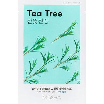 Успокаивающая тканевая маска для лица с чайным деревом Missha Airy Fit Tea Tree Sheet Mask 4750 фото