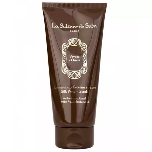 Протеиновый скраб для тела Ориент La Sultane de Saba Silk Protein Scrub Amber Musk Sandalwood 1957 фото