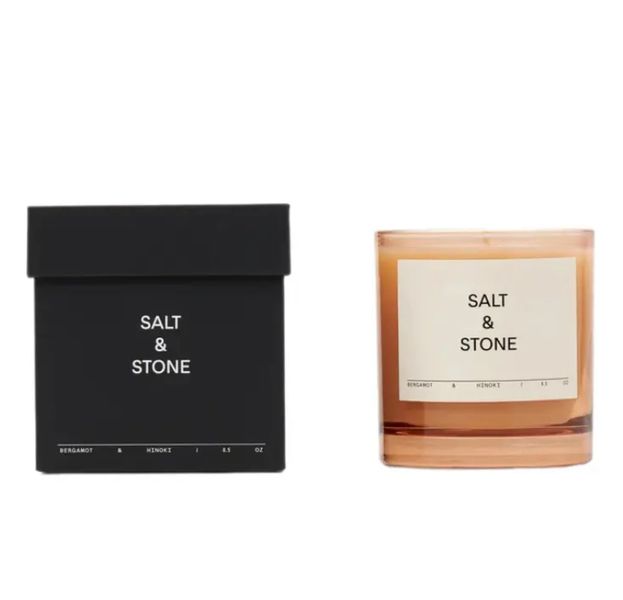 Соевая свеча с ароматом бергамота и хиноки SALT & STONE Candle Bergamot and Hinoki 4108 фото