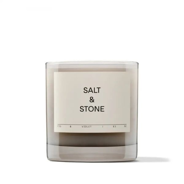 Соєва свічка з ароматом інжиру та фіалки SALT&STONE Candle Fig & Violet 4177 фото