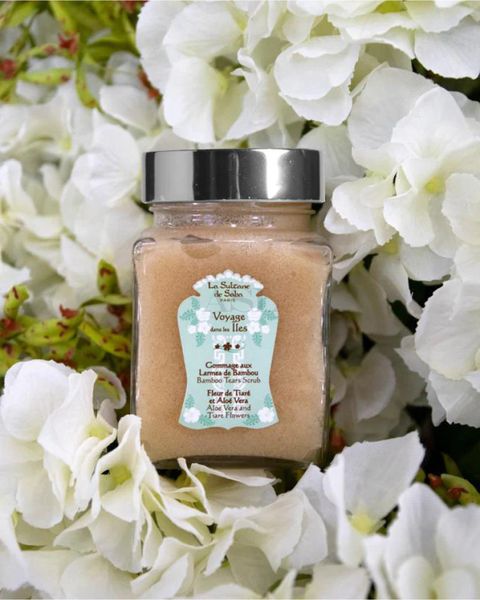 Скраб Алое Вера La Sultane de Saba Body Scrub Bamboo tears/Tiare Flower & Aloe Vera 4866 фото