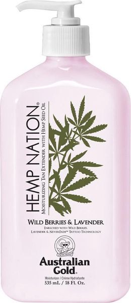 Увлажняющий лосьон после загара для ежедневного применения Australian Gold Hemp Nation Wild Berries & Lavender Body Lotion А40582 фото