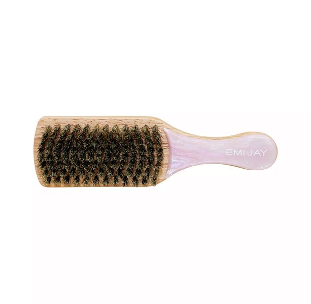 Мини щетка для волос Emi Jay Mini Boar Bristle Brush in Pink Sugar Boar Brush Pink фото