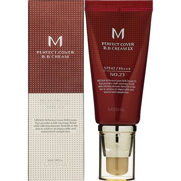 BB крем с идеальным покрытием M Perfect Cover SPF42 PA+++ №23 Missha Perfect Cover BB Cream 50 мл 8806185793124 фото