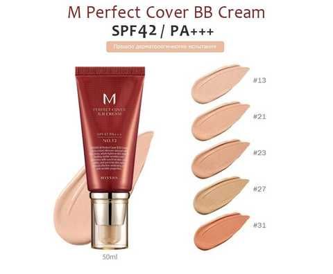 BB крем з ідеальним покриттям M Perfect Cover SPF42 PA+++ №23 Missha Perfect Cover BB Cream 50 мл 8806185793124 фото