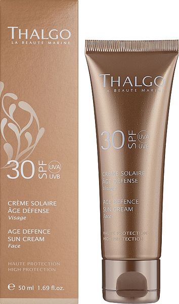 Антивіковий сонцезахисний крем для обличчя Thalgo Age Defence Sun Screen Cream SPF30 VT15031 фото