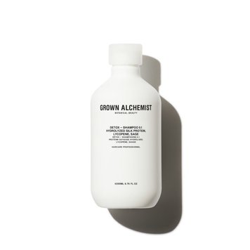 Детокс-шампунь 0.1 Гидролизованный протеин шелка, Ликопен, Шалфей GROWN ALCHEMIST Detox Shampoo 0.1: Hydrolyzed Silk Protein, Lycopene, Sage  GRA0197 фото