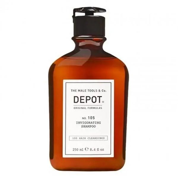 Шампунь укрепляющий против выпадения 250 мл DEPOT 105 Invigorating Shampoo 8032274011835 фото