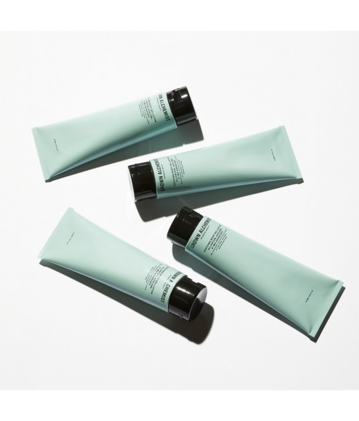 Успокаивающий гель-лосьон для тела Аллантоин, Азулен, Аспартат K+MG GROWN ALCHEMIST Soothing Body Gel-Lotion