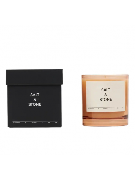 Соевая свеча с ароматом бергамота и хиноки SALT & STONE Candle Bergamot and Hinoki