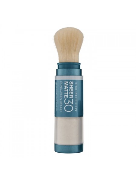 Солнцезащитная рассыпчатая пудра с кисточкой матовая Colorescience Sunforgettable Total protection Sheer Matte Sunscreen SPF 30
