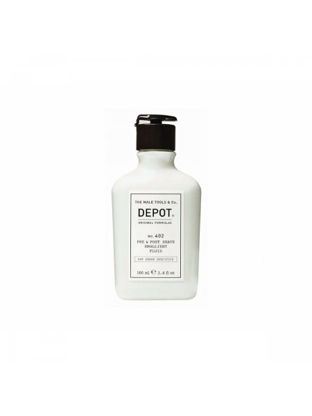 Жидкость смягчающая до и после бритья 100 мл DEPOT 402 Pre & Post Shave Emollient Fluid 