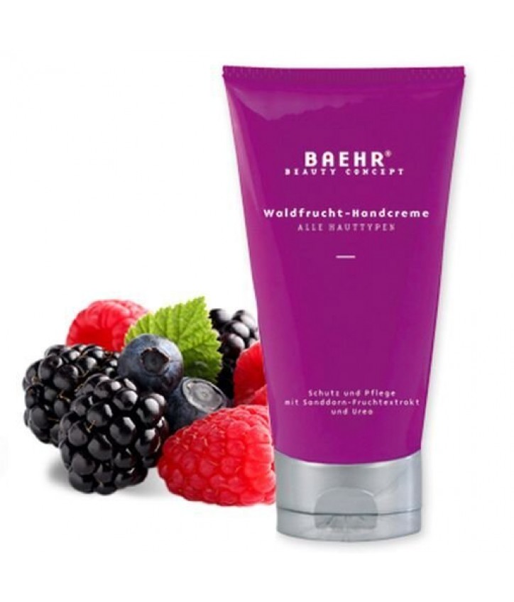 Крем для рук с облепиховым экстрактом и мочевиной BAEHR Waldfrucht Handcreme