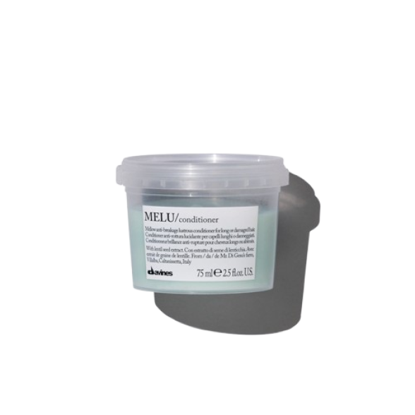 Кондиционер против ломкости для блеска поврежденных и длинных волос Davines MELU Conditioner
