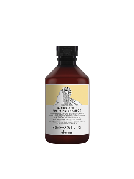 Очищающий шампунь против сухой или жирной перхоти Davines NT Purifying Shampoo
