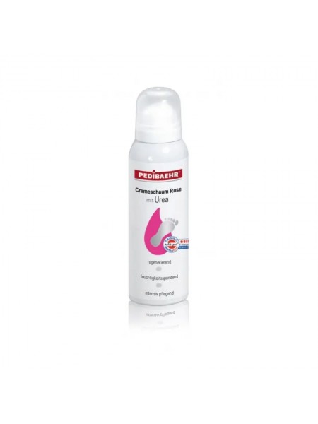 Крем-пенка для кожи стоп и ногтей с 10% мочевиной и розовым маслом PediBAEHR Cream foam for the skin of the feet and nails with 10% urea and rose oil