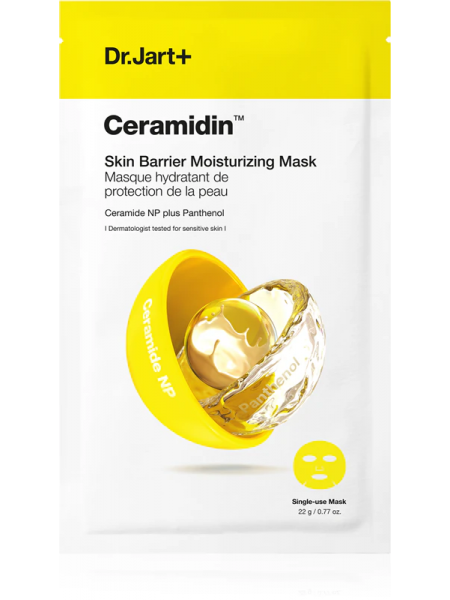 Увлажняющая тканевая маска с церамидами Dr.Jart+ Ceramidin Skin Barrier Moisturizing Mask
