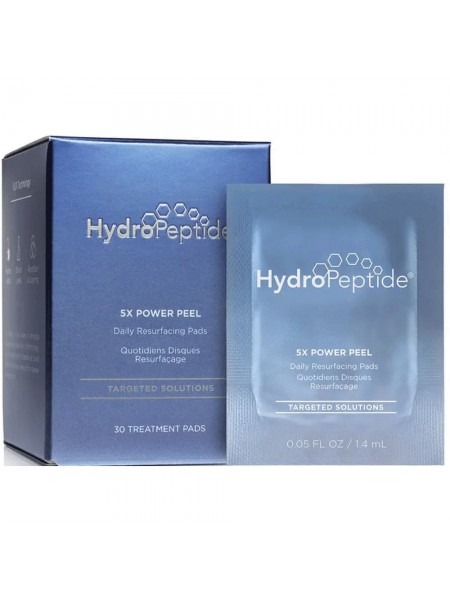 Омолаживающий пилинг в салфетках HydroPeptide 5X Power Peel