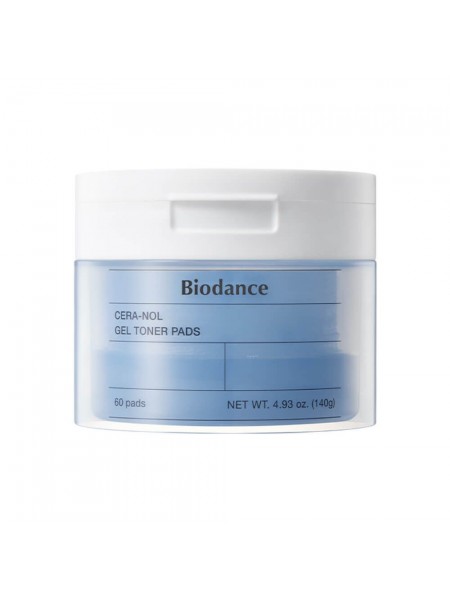 Увлажняющие гелевые тонер-пады с керамидами Biodance Cera-Nol Gel Toner Pads