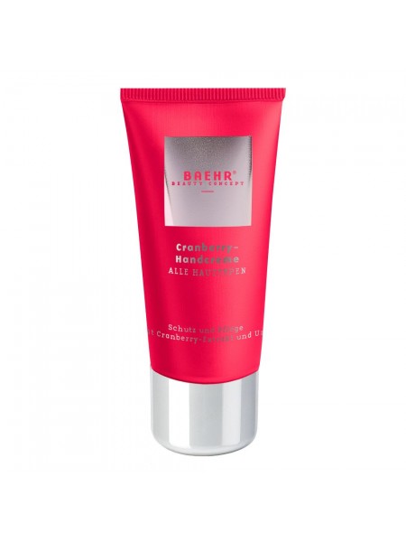 Крем для рук с экстрактом клюквы и мочевиной BAEHR Cranberry Handcreme 30 ml