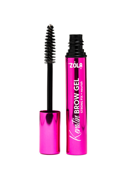 Гель для бровей ZOLA Keratin Brow Gel Strong Fix + Nourish